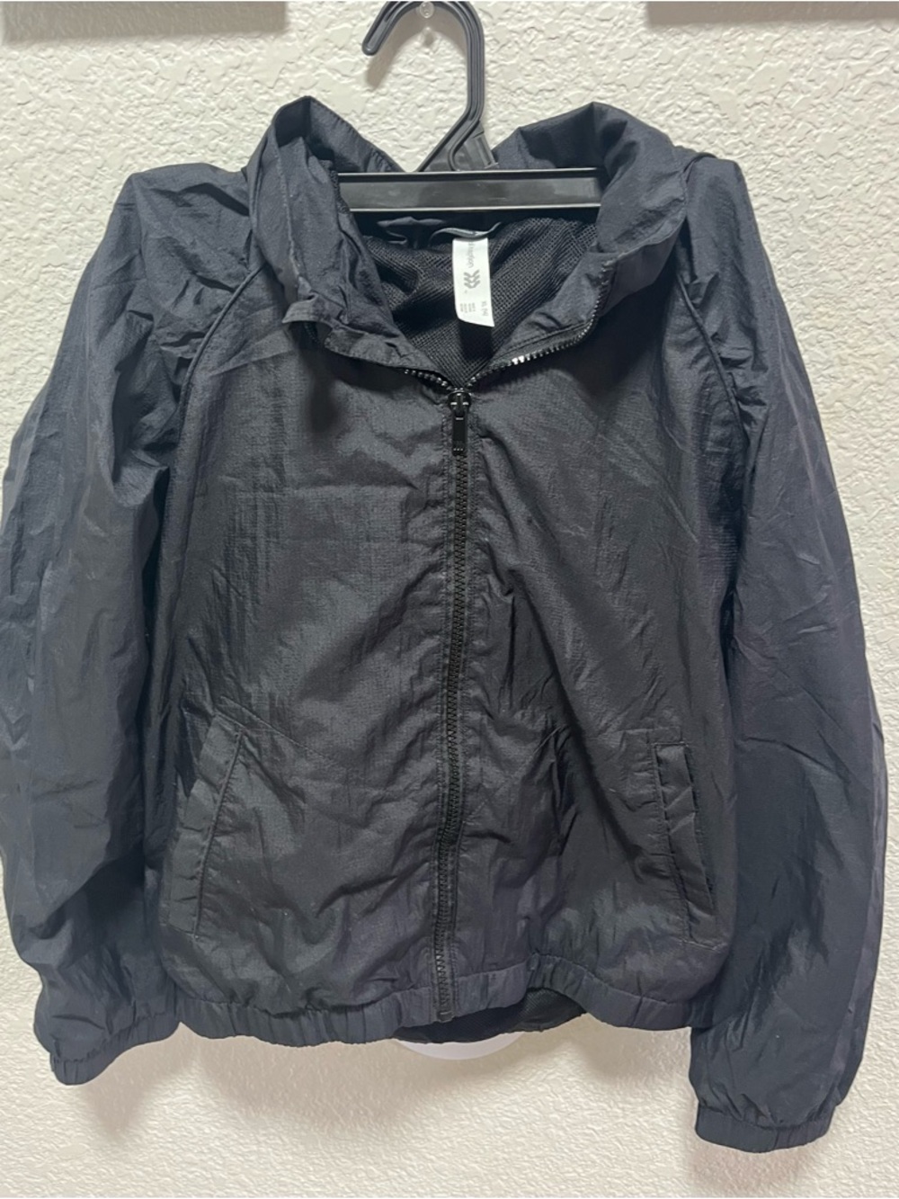 Black Hooded Bomber Jacket